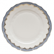 Herend Fishscale Light Blue Dinner Plate