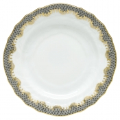 Herend Fishscale Gray Bread & Butter Plate - 6"