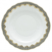 Herend Fishscale Gray Salad Plate - 7.5"