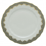 Herend Fishscale Gray Service Plate - 11"
