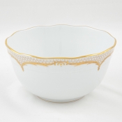 Herend Golden Elegance Round Bowl - 7.5"