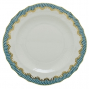 Herend Fishscale Turquoise Salad Plate - 7.5"
