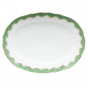 Herend Fishscale Jade Platter - 15"