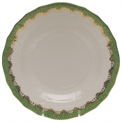 Herend Fishscale Jade Dessert Plate - 8.25"