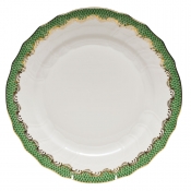 Herend Fishscale Jade Dinner Plate - 10.5"
