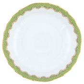 Herend Fish Scale Evergreen Scalloped Dinner Bowl - 8"