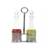 Match Pewter Cutwork Oil & Vinegar Set