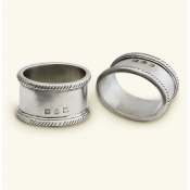 Match Pewter Luisa Oval Napkin Ring - Pair