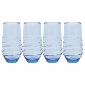 Juliska Amalia Acrylic Ocean Large Tumbler Set  / 4