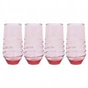 Juliska Amalia Acrylic Large Tumbler Set/4 - Coral