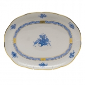 Herend Chinese Bouquet Blue Tray