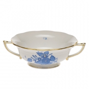 Herend Chinese Bouquet Blue Cream Soup Cup