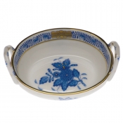 Herend Blue Basket with Handles