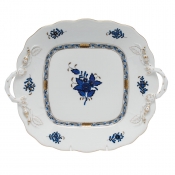 Square Cake Plate w/ Handles - 9.5"