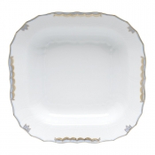 Herend Princess Victoria Light Blue Square Fruit Dish - 11"