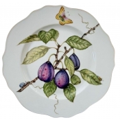 Anna Weatherley Anna's Secret Orchard Dinner Plate - Purple Plum