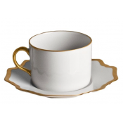 Anna Weatherley Antique White w/ Gold Filet Tea Cup (Only)
