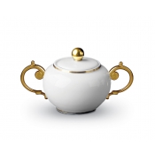L'Objet Perlee Gold Sugar Bowl