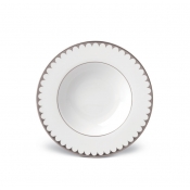 L'Objet Aegean Filet Platinum Soup Plate