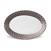 L'Objet Aegean Platinum Oval Platter