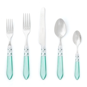 Vietri Aladdin Brillant Aqua  5 Piece Setting*