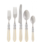 Vietri Aladdin Brillant Ivory  5 Piece Setting*