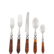 Vietri Aladdin Brillant Tortoiseshell  5 Piece Setting^