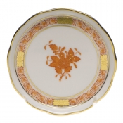 Herend Chinese Bouquet Rust Coaster 4"D