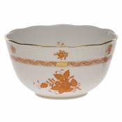 Herend Chinese Bouquet Rust Round Bowl(3.5 Pt) 7.5"D