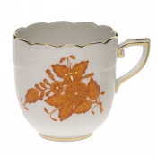 Herend Chinese Bouquet Rust After Dinner Cup