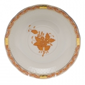 Herend Chinese Bouquet Rust Cream Soup Stand