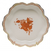 Herend Chinese Bouquet Rust Fruit Bowl 5.5"D