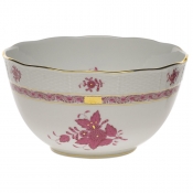 Herend Chinese Bouquet Raspberry Round Bowl(3.5 Pt) 7.5"D