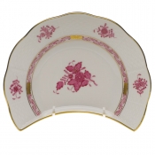 Herend Chinese Bouquet Raspberry Crescent Salad