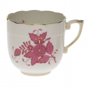 Herend Chinese Bouquet Raspberry Mocha Cup
