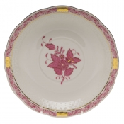 Herend Chinese Bouquet Raspberry Cream Soup Stand