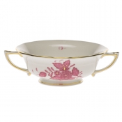 Herend Chinese Bouquet Raspberry Cream Soup Cup(8 Oz)