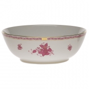 Herend Chinese Bouquet Raspberry Large Bowl 11"D
