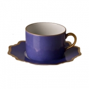 Anna Weatherley Anna's Palette Indigo Blue Tea Saucer