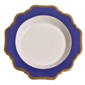 Anna Weatherley Anna's Palette Indigo Blue Rim Soup