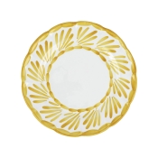 Vietri Arezzo Yellow Dinner Plate - 10.25