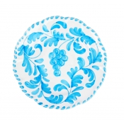 Vietri Arezzo Aqua Salad Plate