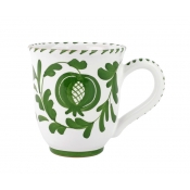Vietri Arezzo Green Mug