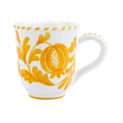 Vietri Arezzo Yellow Mug
