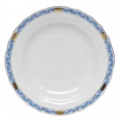 Herend Chinese Bouquet Garland Blue Dessert Plate