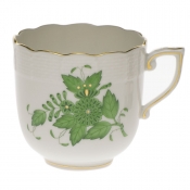 Herend Chinese Bouquet Green Mocha Cup