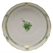 Herend Chinese Bouquet Green Open Vegetable Bowl-10.5"