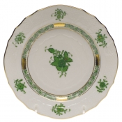 Herend Chinese Bouquet Green Bread & Butter Plate