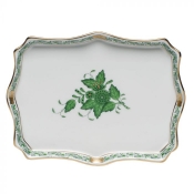Herend Chinese Bouquet Green Small Tray