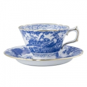 Royal Crown Derby Aves Blue Tea Cup